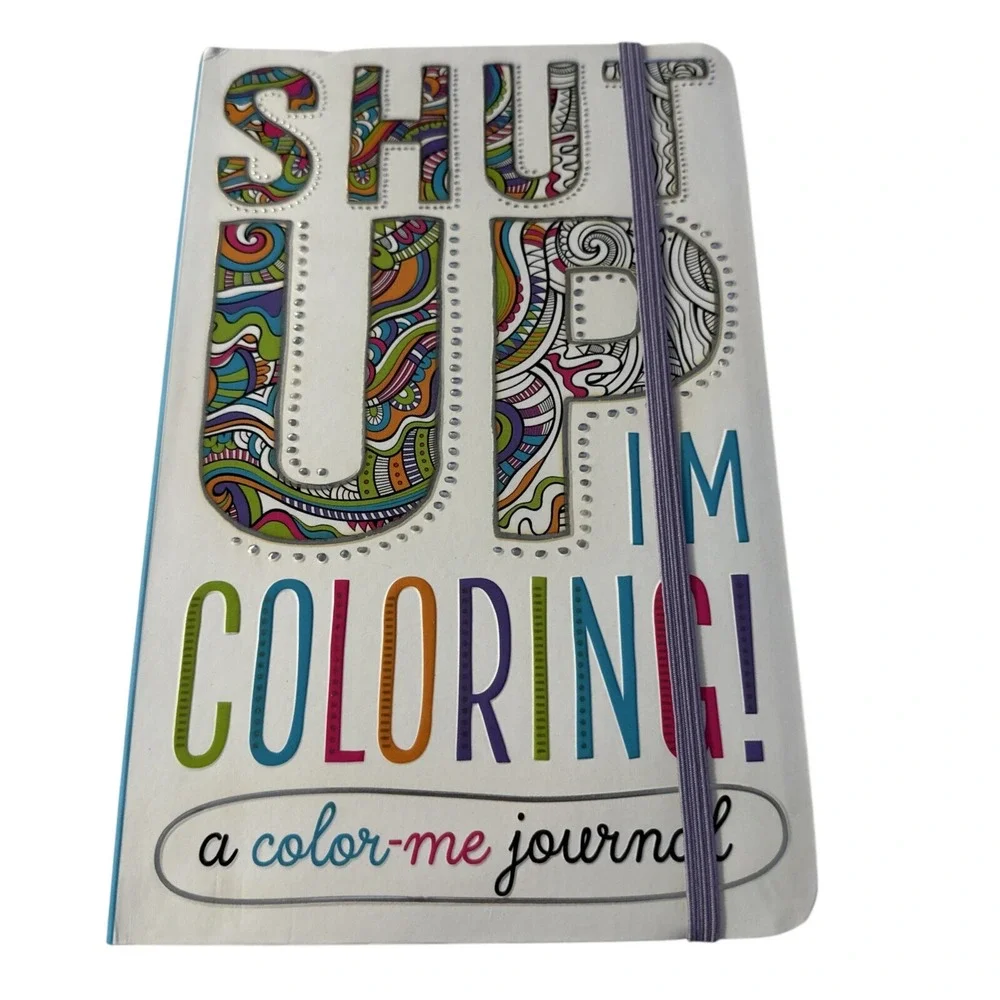 Make Believe Ideas Shut Up I'm Coloring A Color-Me Journal Mandala Notebook 2016